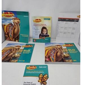 McGraw Hill Wonders ELD Grade 3 Teacher Sampler Worktext Set‎ Teal  EL ESL
